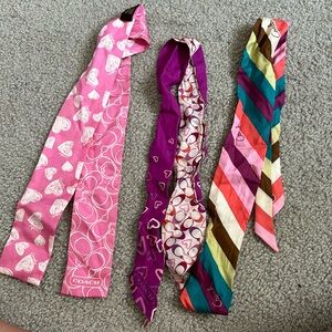 Coach purse scarves